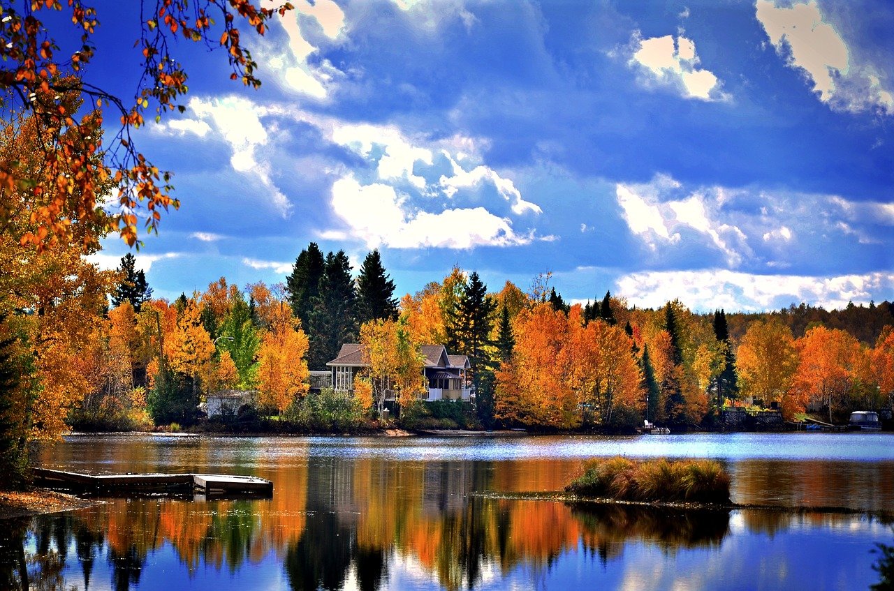 autumn landscape, fall, nature